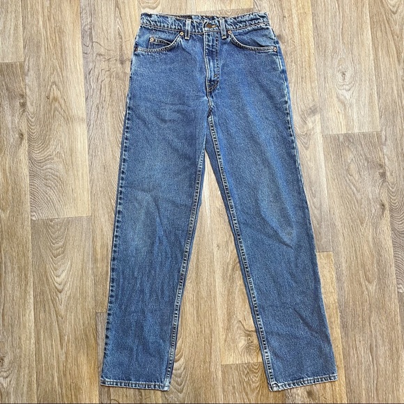 Levi's 550 Orange Tab Jeans 31X32 Relaxed Made USA - Picture 3 of 10